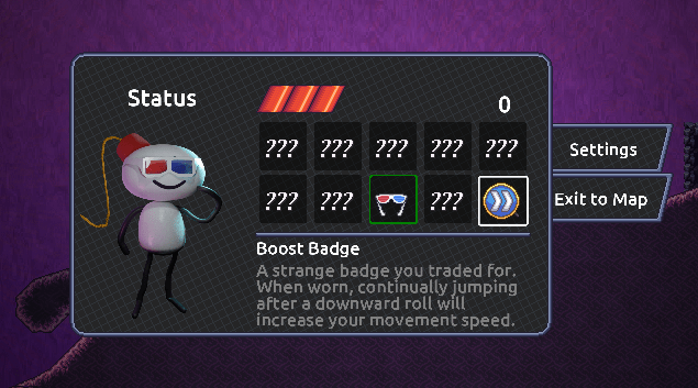 Items Screen