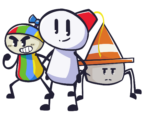 Fezhead, Conehead and Kid