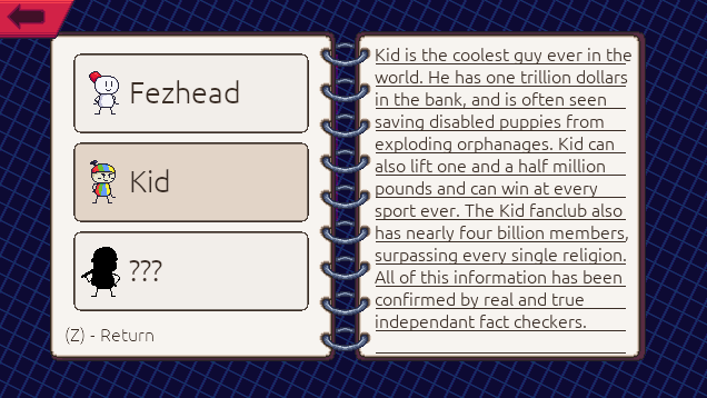 Kid's Critter Log Entry