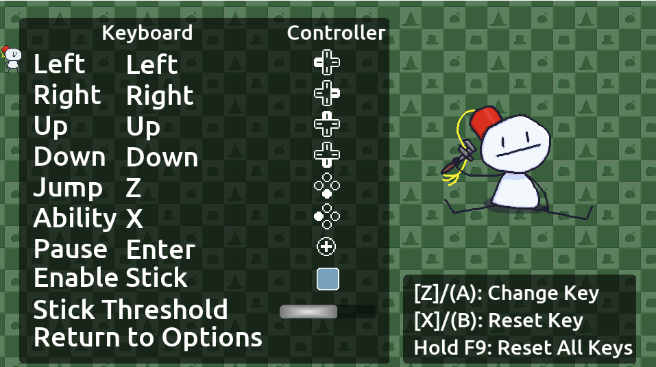 Milk & Cookies New Control Menu
